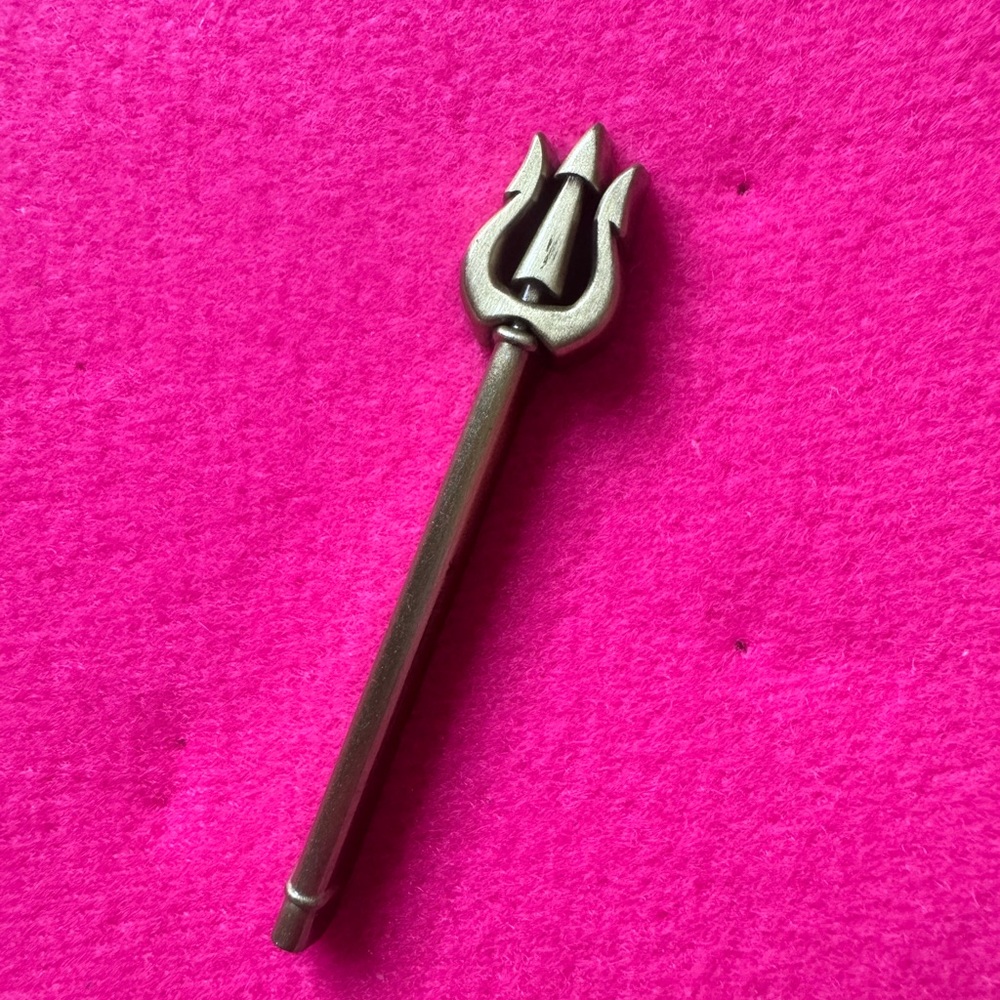 Silver Trident Hairpin